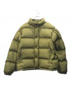 WOOLRICHウールリッチ）の古着「RIPSTOP PUFF DOWN JACKET」｜オリーブ