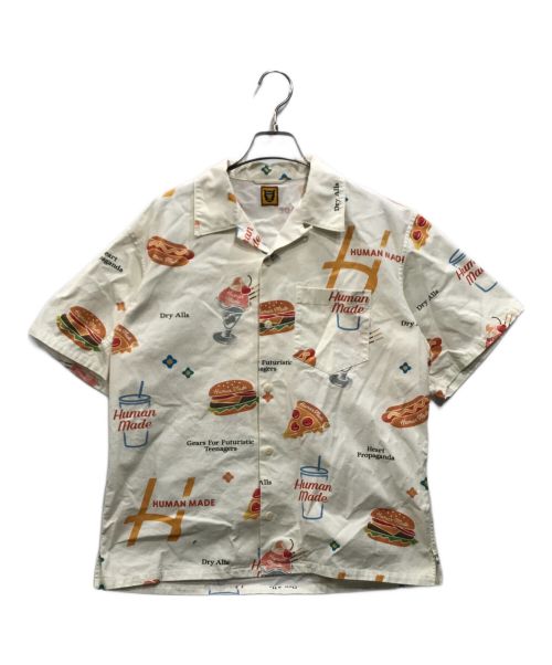 HUMAN MADE（ヒューマンメイド）HUMAN MADE (ヒューマンメイド) JUNKFOOD ALOHAシャツ アイボリー サイズ:Mの古着・服飾アイテム