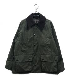 Barbour（バブアー）の古着「BEDALE ピーチスキン コットン ブルゾン」｜オリーブ