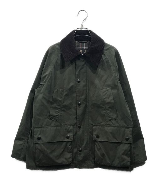 Barbour（バブアー）Barbour (バブアー) BEDALE ピーチスキン コットン ブルゾン オリーブ サイズ:34の古着・服飾アイテム