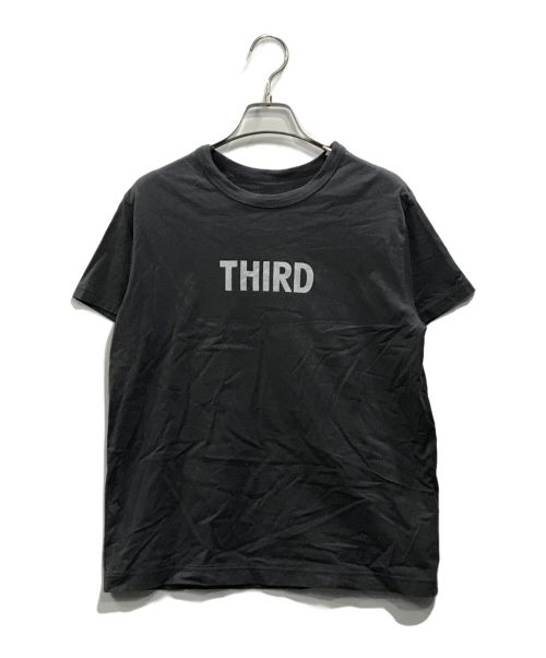 THIRD MAGAZINE（サードマガジン）THIRD MAGAZINE (サードマガジン) プリントTシャツ グレー サイズ:9の古着・服飾アイテム