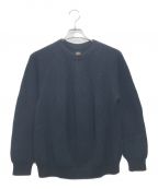 BATONERバトナ―）の古着「COTTON SIGNATURE CREW NECK」｜ブラック