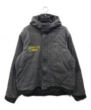 CarHartt (カーハート) ダックフーデットジャケット グレー サイズ:XL