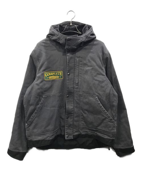 CarHartt（カーハート）CarHartt (カーハート) ダックフーデットジャケット グレー サイズ:XLの古着・服飾アイテム