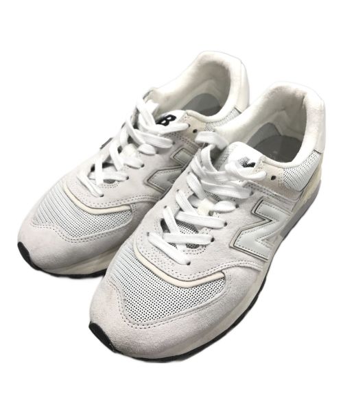 NEW BALANCE（ニューバランス）NEW BALANCE (ニューバランス) ローカットスニーカー アイボリー サイズ:24.5の古着・服飾アイテム