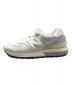 NEW BALANCE (ニューバランス) ローカットスニーカー アイボリー サイズ:24.5：7000円