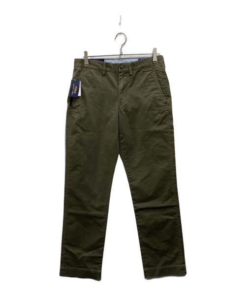 POLO RALPH LAUREN（ポロ・ラルフローレン）POLO RALPH LAUREN (ポロ・ラルフローレン) Straight Fit Flat Front Stretch Twill Chino Pants カーキ サイズ:76cm W30 未使用品の古着・服飾アイテム