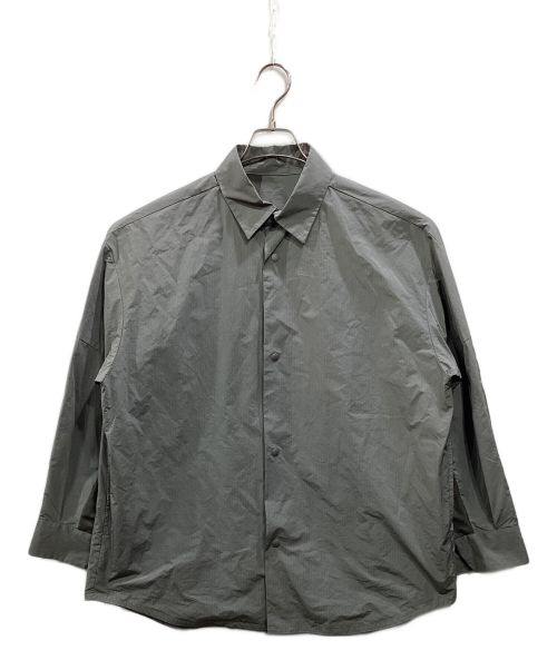 N.HOOLYWOOD（エヌ ハリウッド）N.HOOLYWOOD (エヌ ハリウッド) BIG SHIRT グレー サイズ:36の古着・服飾アイテム