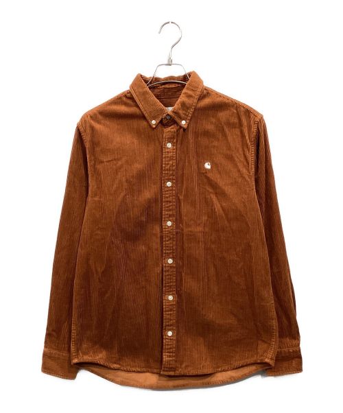 CarHartt（カーハート）CarHartt (カーハート) L/S MADISON CORD SHIRT ブラウン サイズ:Mの古着・服飾アイテム