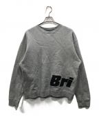 F.C.R.B.エフシーアールビー）の古着「SIDE LOGO CREWNECK SWEAT」｜グレー