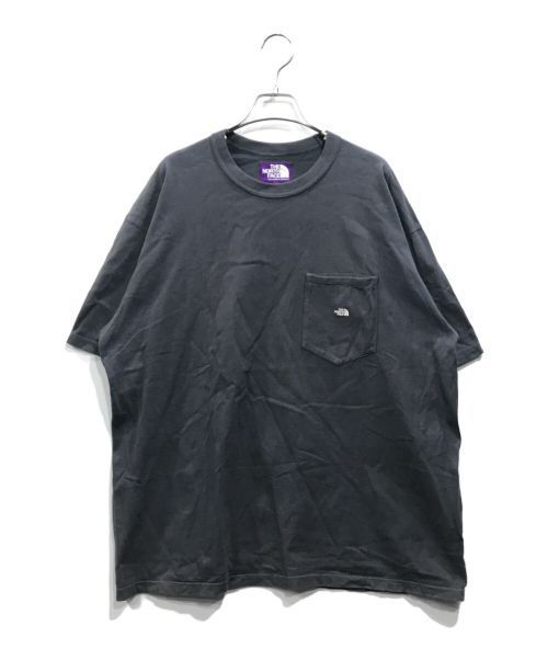 THE NORTHFACE PURPLELABEL（ザ・ノースフェイス パープルレーベル）THE NORTHFACE PURPLELABEL (ザ・ノースフェイス パープルレーベル) 7OZ POCKET T-SHIRTS グレー サイズ:XLの古着・服飾アイテム