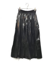 NAKAGAMI（ナカガミ）の古着「Rubber print skirt」｜ブラック