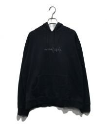 New Era×Yohji Yamamoto pour homme（ニューエラ×ヨウジヤマモト プールオム）の古着「プルオーバーパーカー」｜ブラック