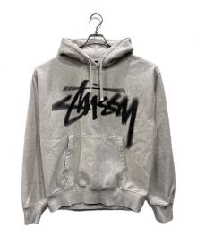 stussy（ステューシー）の古着「DIZZY STOCK HOODIE」｜グレー