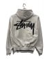 stussy (ステューシー) DIZZY STOCK HOODIE グレー サイズ:Ｍ：11000円