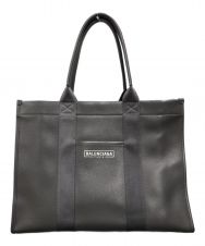 BALENCIAGA (バレンシアガ) ハードウェア2WAYトートバッグ グレー