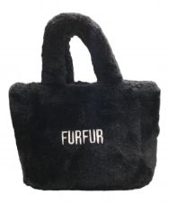 furfur (ファーファー) 2WAYエコファーバッグ ブラック