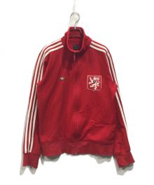 adidas（アディダス）の古着「トラックジャケット」｜レッド