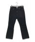 Jieda (ジエダ) OW FLARE DENIM PANTS ブラック サイズ:2：6000円