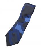 A BATHING APEアベイシングエイプ）の古着「MR.BATHING APE COLOR CAMO TIE」｜ネイビー