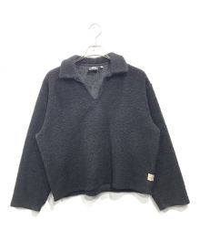 stussy（ステューシー）の古着「WOOL BLEND SHERPA PULLOVER」｜ブラック