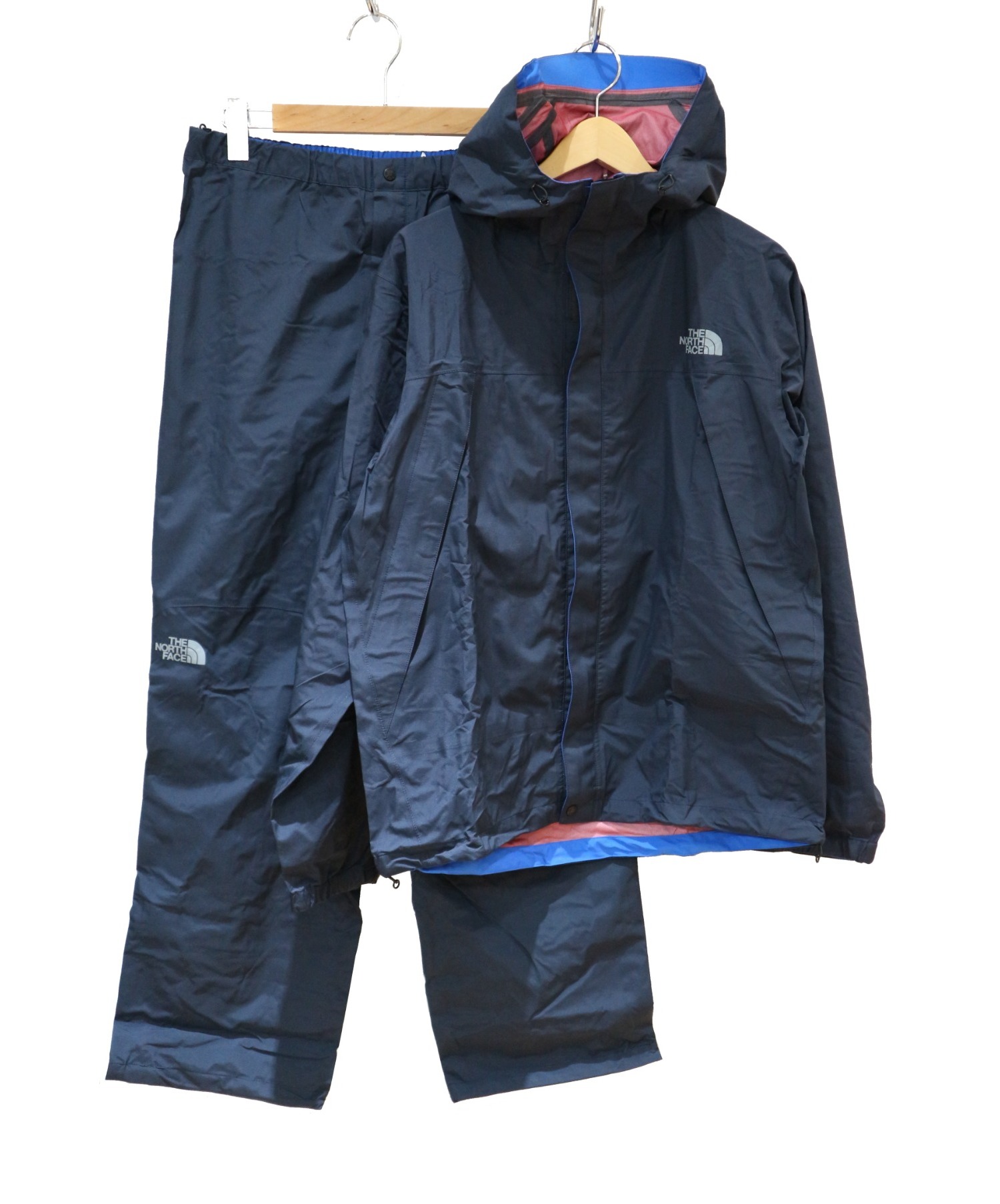 中古 古着通販 The North Face ザノースフェイス レインテックスエアロセットアップ ネイビー サイズ L 未使用品 Raintex Aero Np ブランド 古着通販 トレファク公式 Trefac Fashion