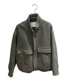 Milok（ミロック）の古着「PROOF ARMOR WOOL ZIP BLOUSON」｜グリーン