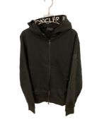 MONCLERモンクレール）の古着「ZIP UP HOODIE SWEATER」｜ブラック