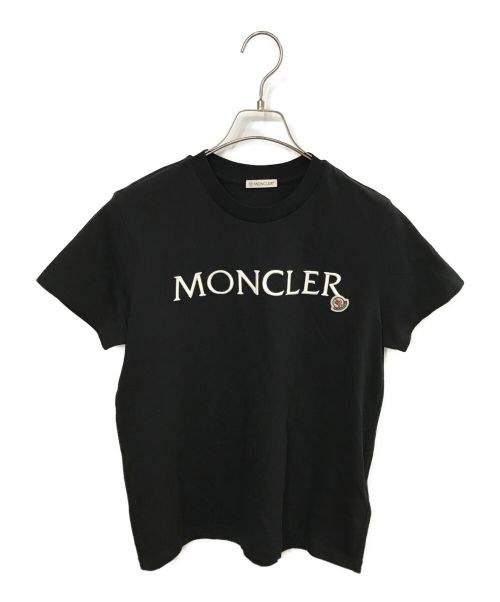 MONCLER（モンクレール）MONCLER (モンクレール) ロゴカットソー ブラック サイズ:Sの古着・服飾アイテム