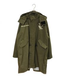 WHITE MOUNTAINEERING×KiU（ホワイトマウンテ二アニング×キウ）の古着「3 LAYERED MODS COAT」｜カーキ