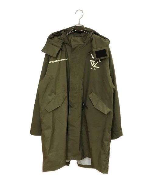 WHITE MOUNTAINEERING（ホワイトマウンテ二アニング）WHITE MOUNTAINEERING (ホワイトマウンテ二アニング) KiU (キウ) 3 LAYERED MODS COAT カーキ サイズ:フリーサイズ０の古着・服飾アイテム