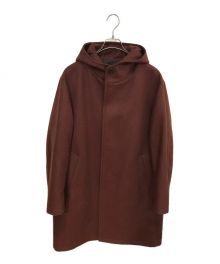 UNITED ARROWS TOKYO（ユナイテッドアローズトウキョウ）の古着「フーデッドコート」｜ブラウン