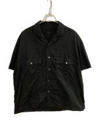 Porter Classicポータークラシック）の古着「オープンカラーシャツ」｜ブラック