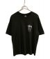 stussy（ステューシー）の古着「プリントTシャツ」｜ブラック