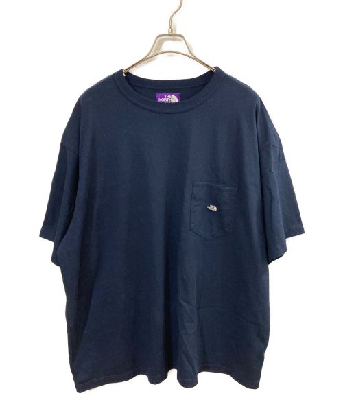 THE NORTHFACE PURPLELABEL（ザ・ノースフェイス パープルレーベル）THE NORTHFACE PURPLELABEL (ザ ノースフェイス パープルレーベル) 7oz H/S Big Tee ネイビー サイズ:Lの古着・服飾アイテム