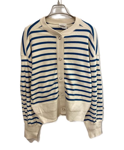 THE SHINZONE（ザ シンゾーン）THE SHINZONE (ザ シンゾーン) BORDER CAPELIN CARDIGAN アイボリー サイズ:Freeの古着・服飾アイテム