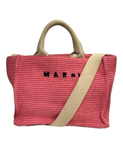 MARNI（マルニ）MARNI (マルニ) LARGE BASKET ピンクの古着・服飾アイテム