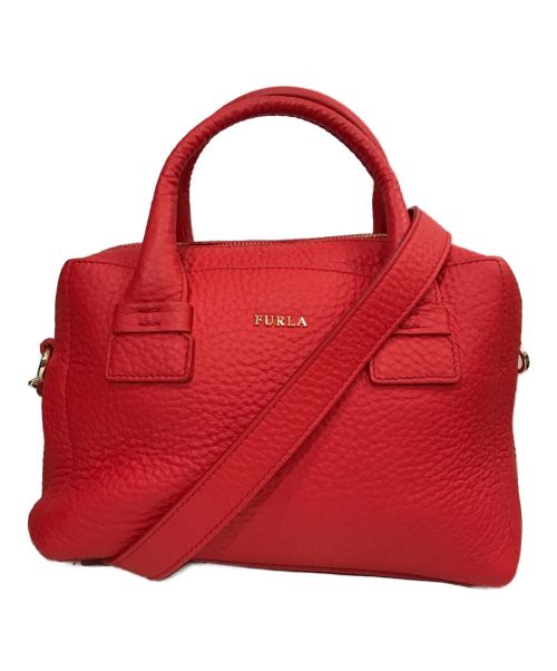 FURLA（フルラ）FURLA (フルラ) 2WAYバッグ レッドの古着・服飾アイテム