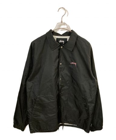 中古・古着通販】stussy (ステューシー) コーチジャケット ブラック