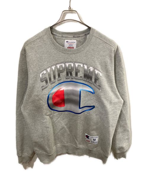 SUPREME（シュプリーム）SUPREME (シュプリーム) Champion (チャンピオン) CHROME CREWNECK グレー サイズ:Mの古着・服飾アイテム