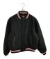 stussy（ステューシー）の古着「S TALK MELTON VARSITY JACKET」｜ブラック