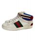 GUCCI (グッチ) ハイカットスニーカー ホワイト サイズ:81/2：19800円