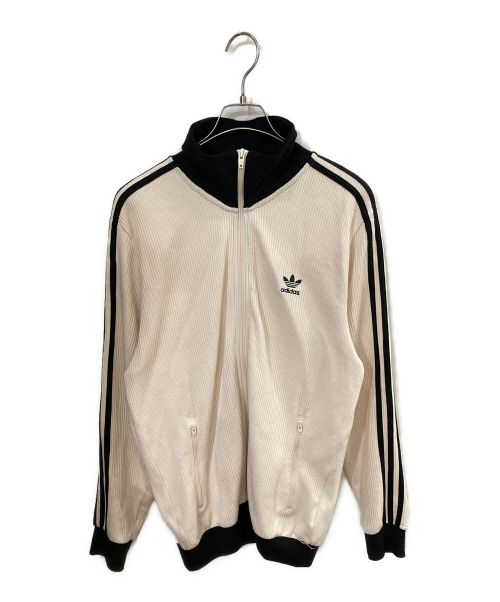 adidas（アディダス）adidas (アディダス) ワッフルベッケンバウアートラックジャケット アイボリー サイズ:XLの古着・服飾アイテム