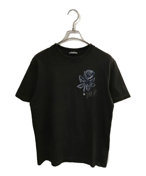 Dior（ディオール）Dior (ディオール) ワッペンTシャツ ブラック サイズ:Mの古着・服飾アイテム