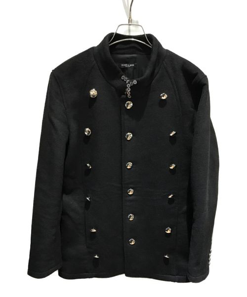 glamb（グラム）glamb (グラム) Slim Melton Napoleon Peacoat ブラック サイズ:2の古着・服飾アイテム