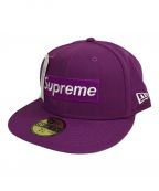 SUPREMEシュプリーム）の古着「キャップ」｜パープル