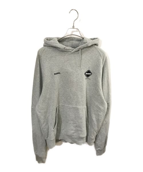 F.C.R.B.（エフシーアールビー）F.C.R.B. (エフシーアールビー) EMBLEM HOODIE グレー サイズ:Mの古着・服飾アイテム