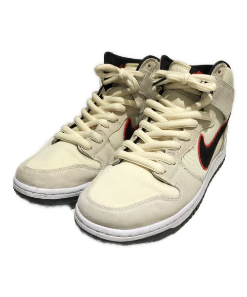 NIKE SB（ナイキエスビー）NIKE SB (ナイキエスビー) ハイカットスニーカー アイボリー サイズ:27.5cmの古着・服飾アイテム