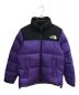 THE NORTH FACE（ザ ノース フェイス）の古着「ヌプシジャケット」｜パープル×ブラック