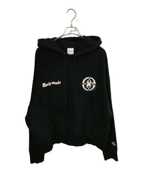 READYMADE（レディメイド）READYMADE (レディメイド) CLF TARGET HOODIE ブラック サイズ:XLの古着・服飾アイテム